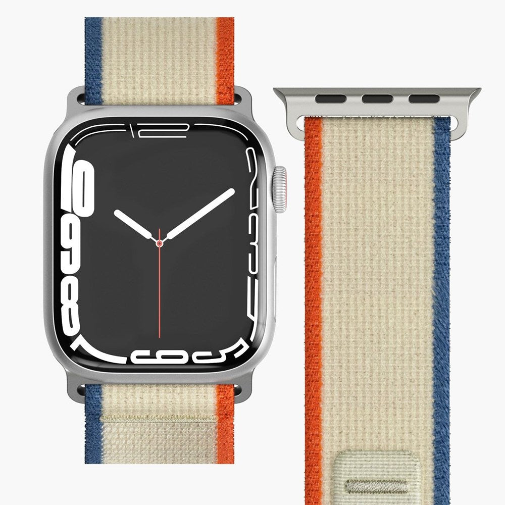 Vonmählen Apple Watch (42/44/45/SE/49mm) Trekking Loop Nylon Watch Strap - Orange / Beige