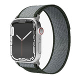 Vonmählen Apple Watch (42/44/45/SE/49mm) Trekking Loop Nylon Watch Strap - White / Green