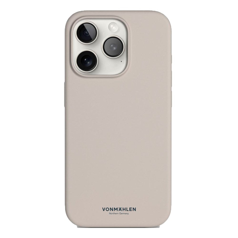 Vonmählen iPhone 15 Pro Eco Silicone Case - MagSafe Compatible - Beige