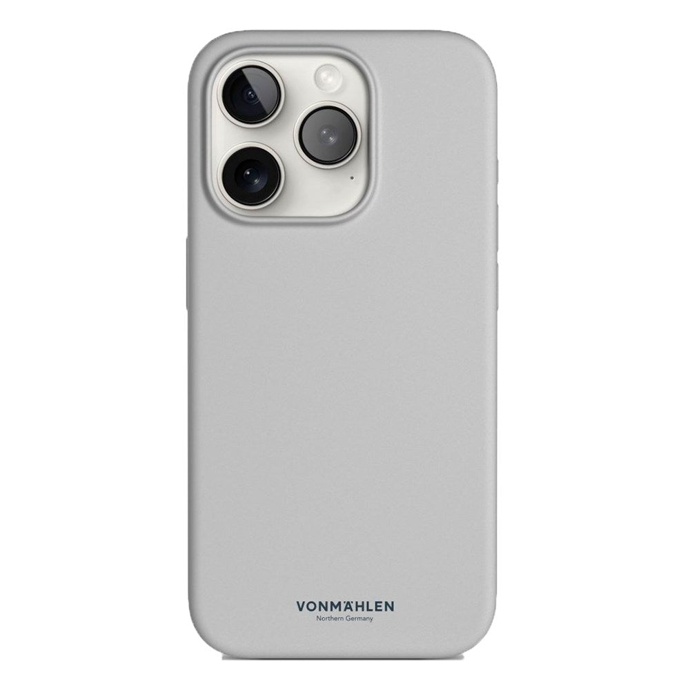 Vonmählen iPhone 15 Pro Eco Silicone Case - MagSafe Compatible - Grey