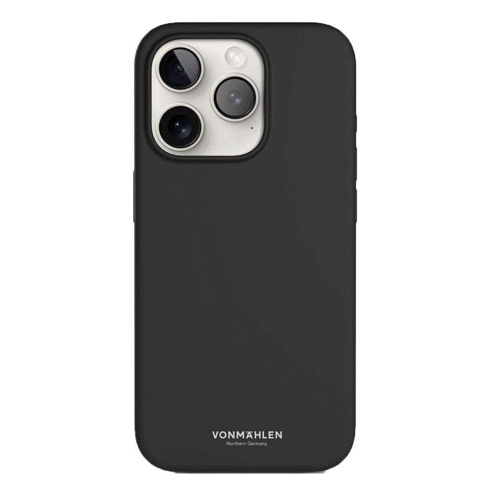 Vonmählen iPhone 15 Pro Max Eco Silicone Case - MagSafe Compatible - Black