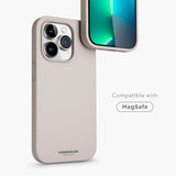 Vonmählen iPhone 13 Pro Eco Silicone Case - MagSafe Compatible - Beige