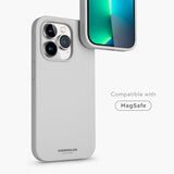 Vonmählen iPhone 13 Pro Eco Silicone Case - MagSafe Compatible - Grey