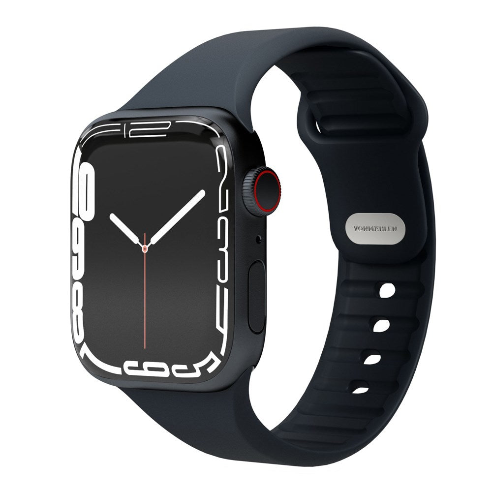 Vonmählen Apple Watch (42/44/SE/45/46/49mm) Classic Band 2 Recycled Silicone Strap - Dark Blue