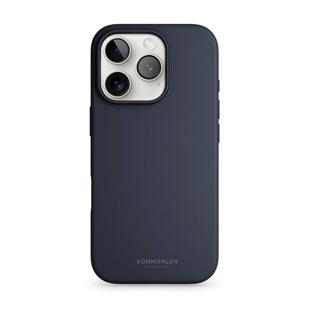 Vonmählen iPhone 16 Pro Eco Silicone Case - MagSafe Compatible - Navy