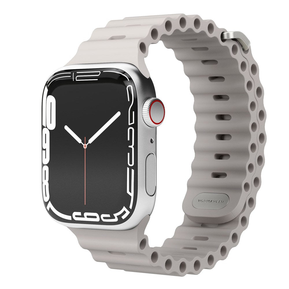 Vonmählen Apple Watch (42/44/SE/45/46/49mm) Wave Band 2 Recycled Silicone Strap - Gray