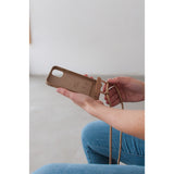 iPhone 15 Woodcessories Change Case w. Strap - 100% Plant-based - Taupe