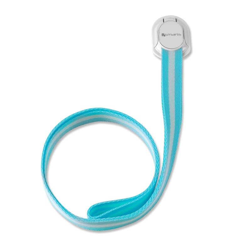 4smarts Loop Guard Magnetic Neck Strap - Striped Light Blue