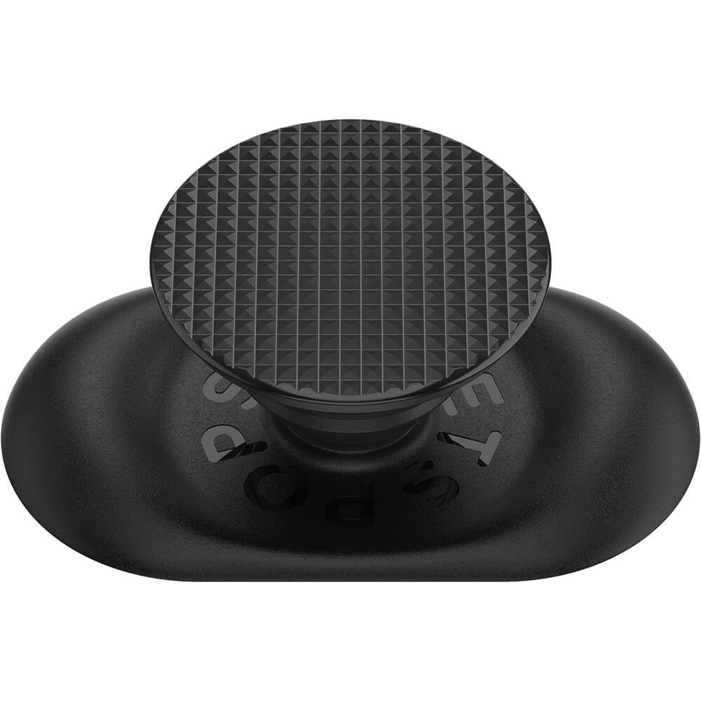 POPSOCKETS Pocketable Knurled Black Removable Grip with Stand Function