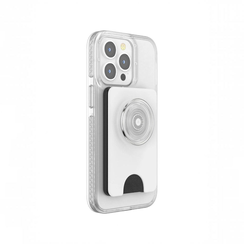 POPSOCKETS PopWallet MagSafe Card Holder - White