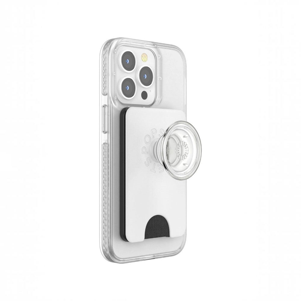 POPSOCKETS PopWallet MagSafe Card Holder - White