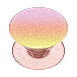 POPSOCKETS PopGrip Removable Grip with Stand Function - Glitter Aura Sunrise