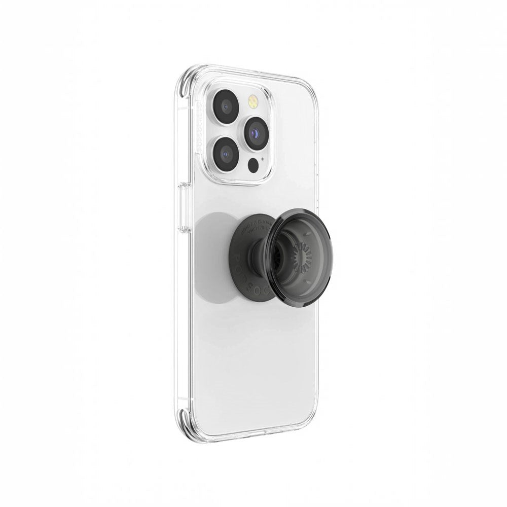 POPSOCKETS PopGrip Removable Grip with Stand Function -Transluscent Black