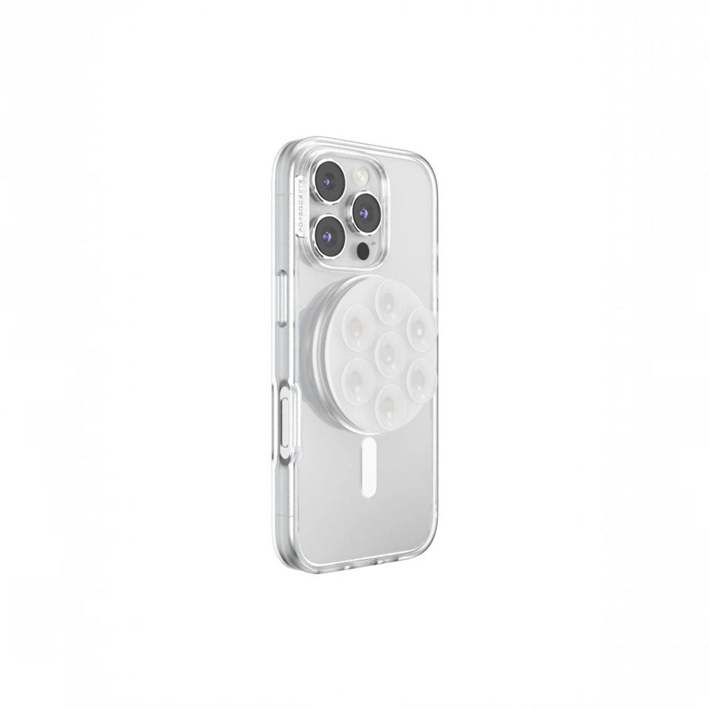POPSOCKETS Suck-Up Grip - MagSafe Compatible - Transparent