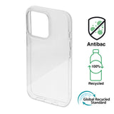 iPhone 14 Pro 4Smarts AntiBac Eco Case - 100% Recycled Plastic - Transparent