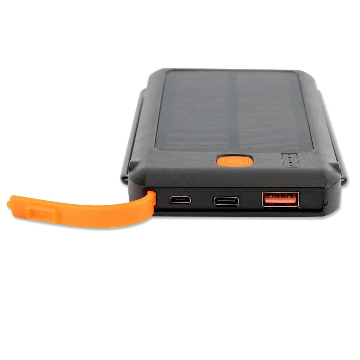 4smarts TitanPack Flex 18W Powerbank 10,000mAh with Solar Cell - USB-C & USB-A - Black