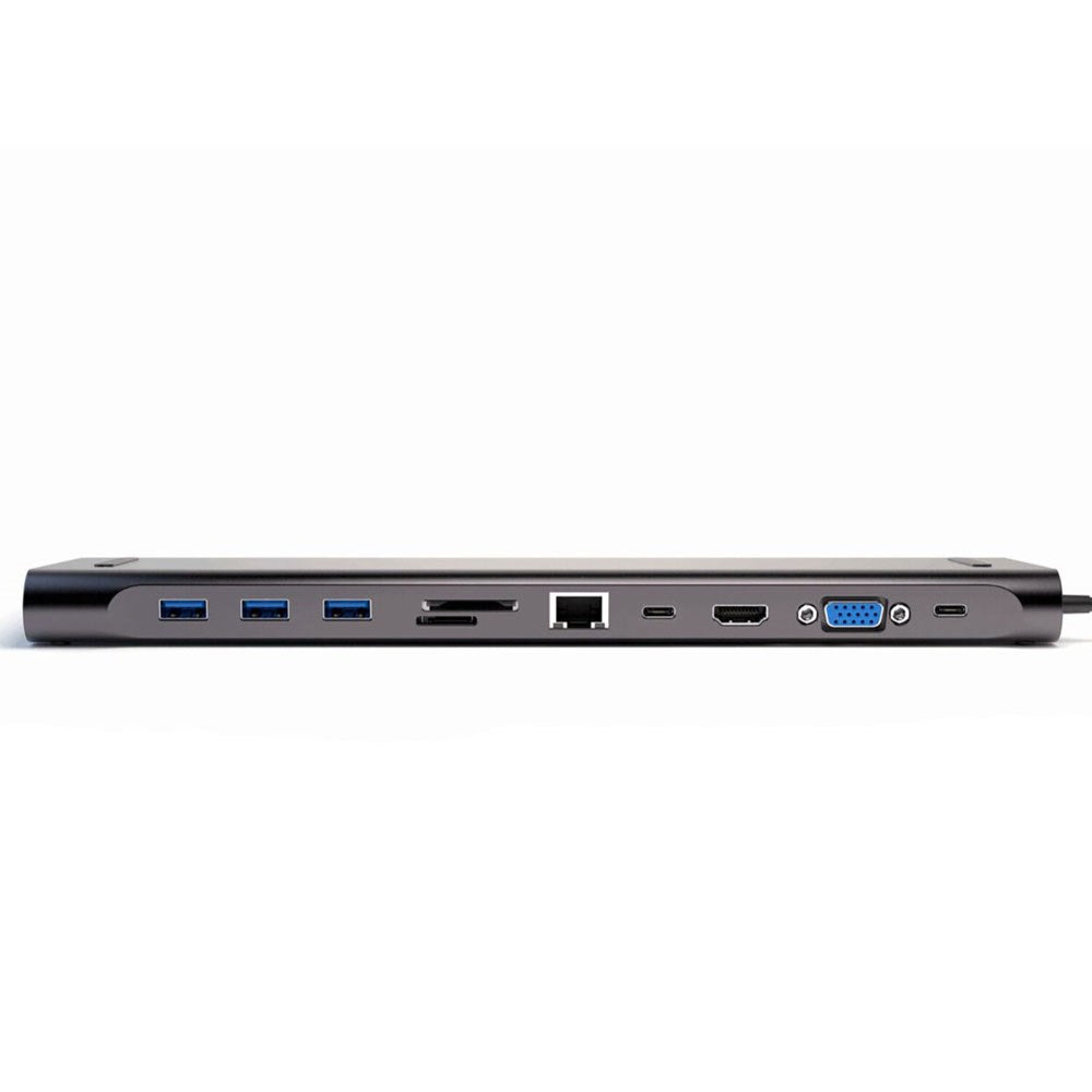 4smarts 11-in-1 USB-C Hub & Universal Tablet / Laptop Stand - Grey