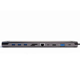 4smarts 11-in-1 USB-C Hub & Universal Tablet / Laptop Stand - Grey
