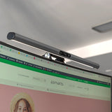 4Smarts 2-in-1 LED Monitor Lightbar with HD 1080p Webcam - Silver