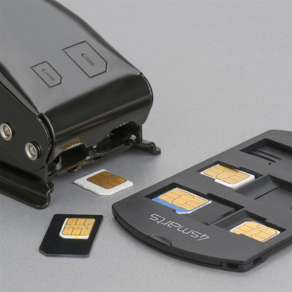 4smarts SIM Adapter Set - 3 pcs - Black