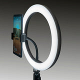 4smarts LoomiPod XL & Mini Selfie Tripod w. LED Ring Light, Holder & Stand