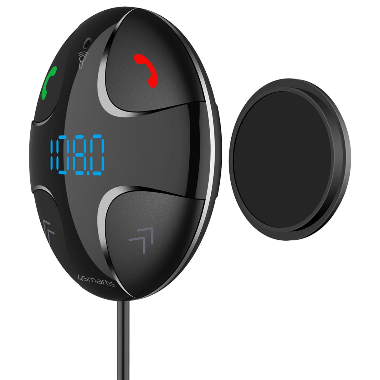 4smarts DashRemote Bluetooth FM Transmitter w. Handsfree Telephony - Black