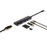 4smarts 6-in-1 Hub - Space Grey