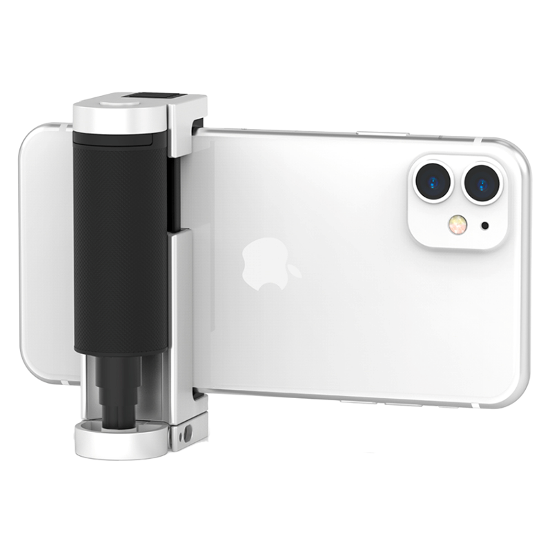 Just Mobile Shutter Grip  - Smart Camera Control for Smartphone - Silver