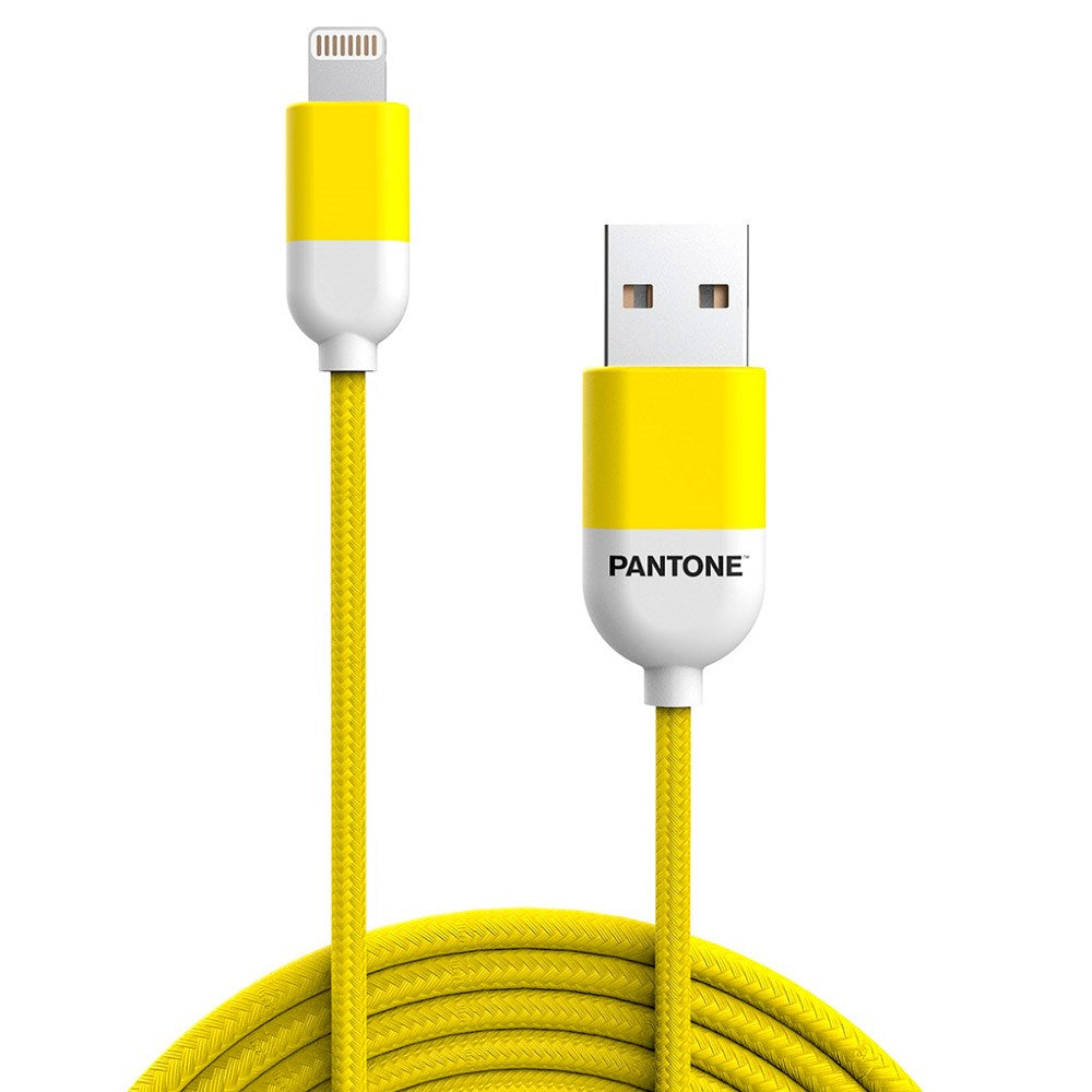 Pantone MFI USB-A to Lightning Cable 12W - 1.5m - Yellow