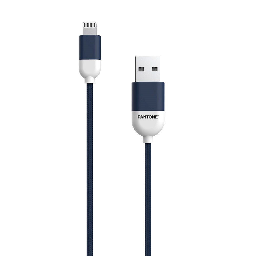 Pantone MFI USB-A to Lightning Cable 12W - 1.5m - Navy