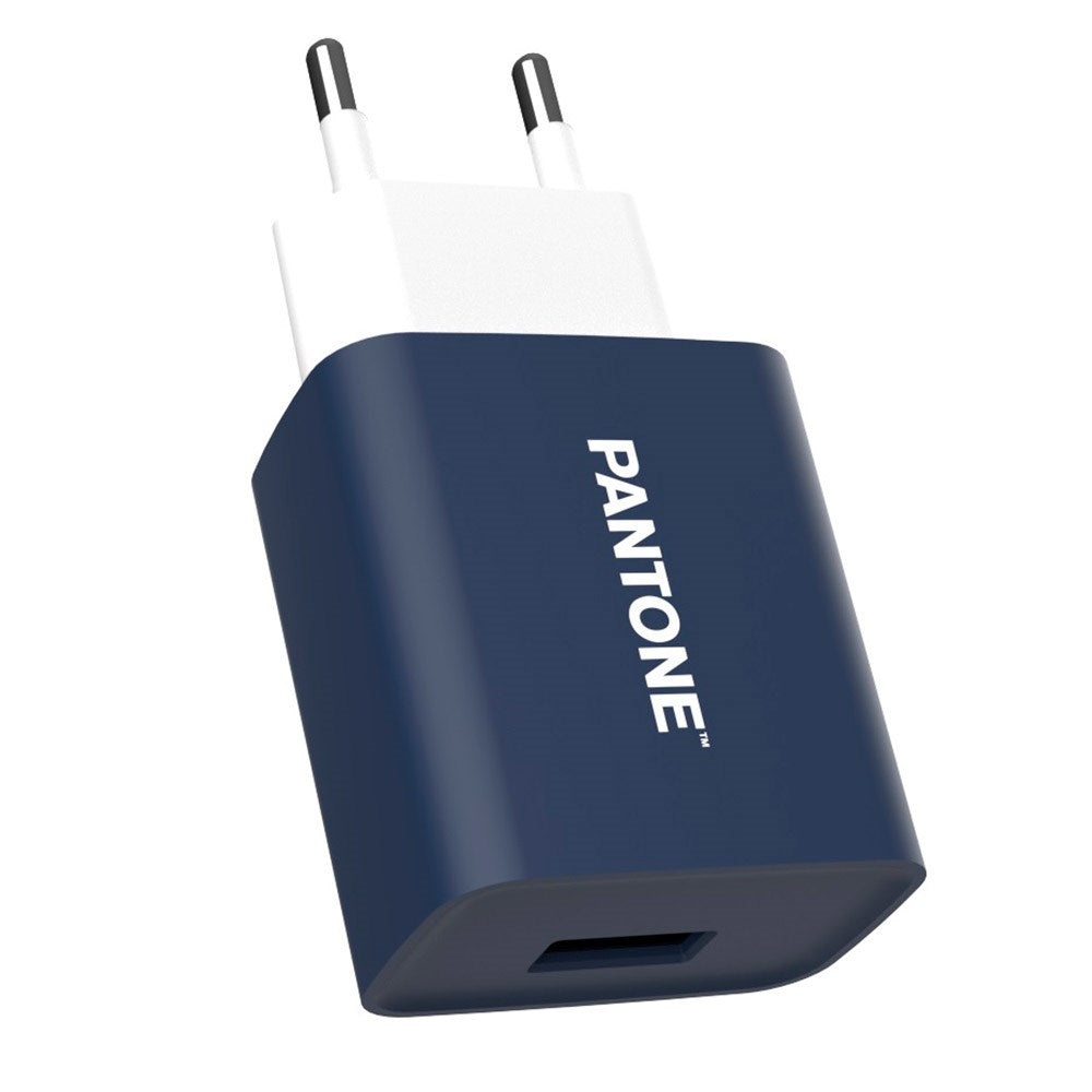 Pantone Wall Charger 10W w. USB-A - Navy