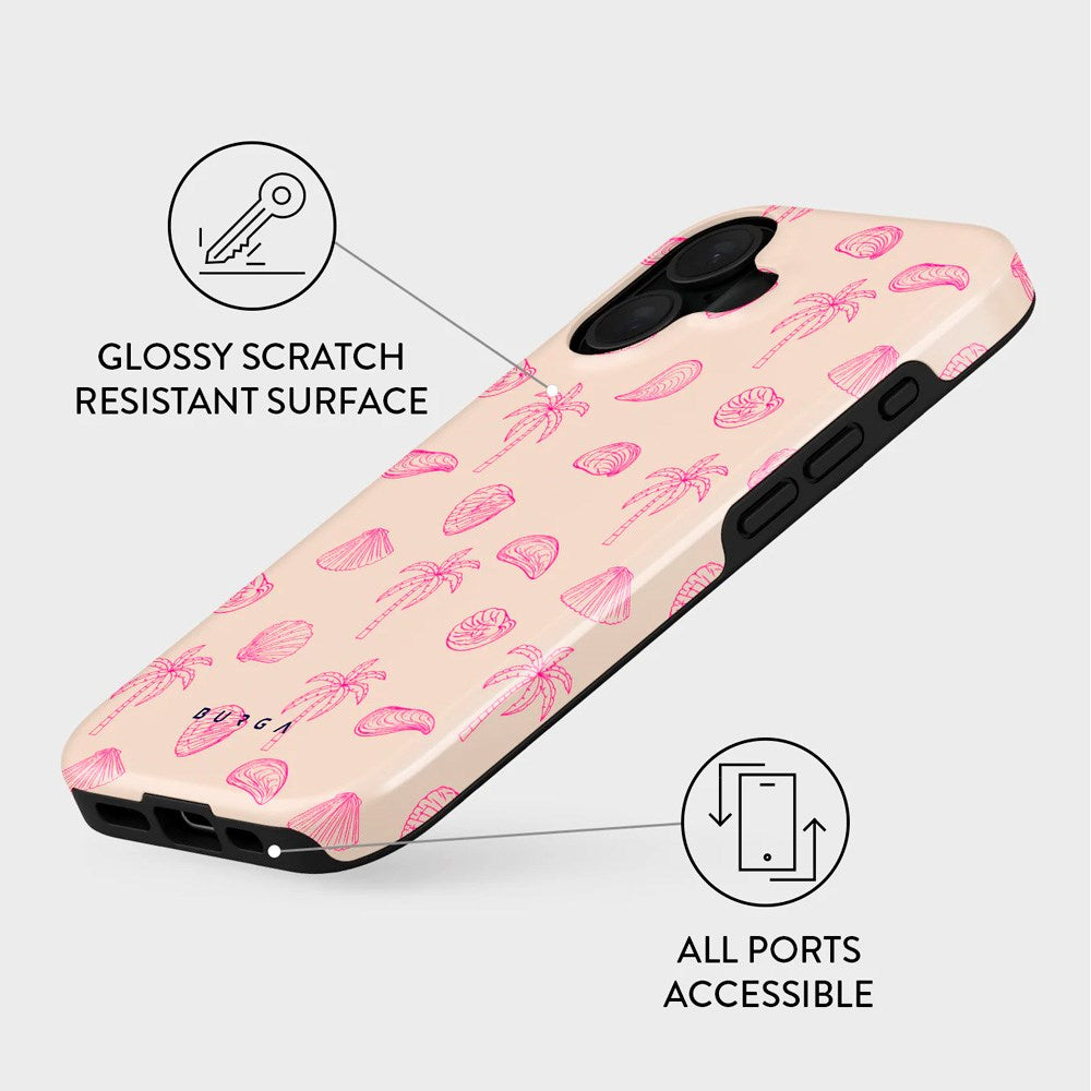 Burga iPhone 16 Plus Tough Fashion Case - Beach Please