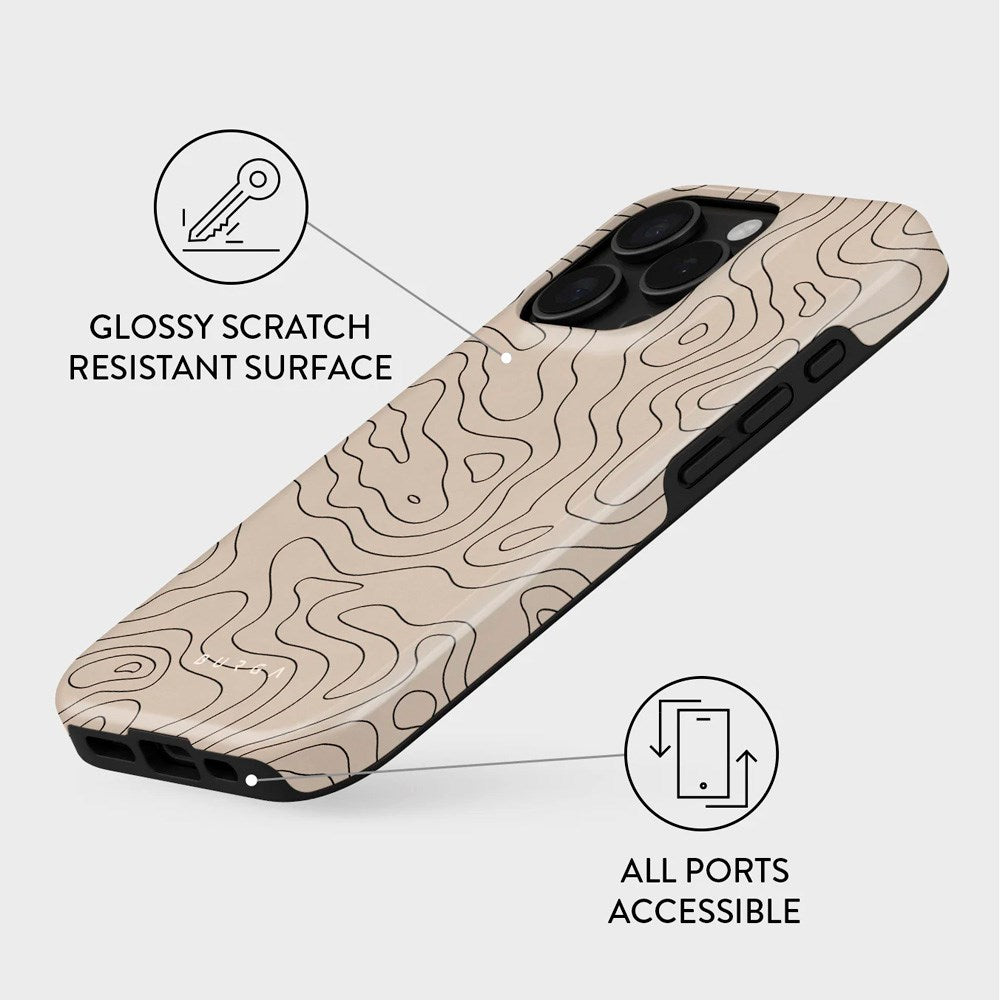 iPhone 16 Pro Burga Tough Fashion Case - MagSafe Compatible - Wild Terrain