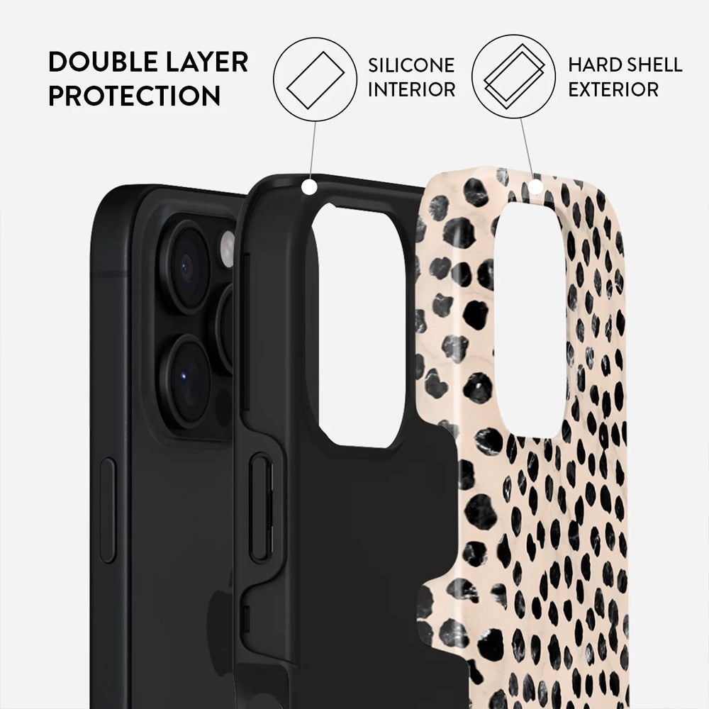 iPhone 16 Pro Burga Tough Fashion Cover - Almond Latte