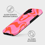 Burga iPhone 16 Tough Fashion Case - Ride the Wave