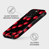 iPhone 16 Pro Burga Tough Fashion Cover - Cherrybomb