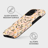 Burga iPhone 16 Pro Max Tough Fashion Case - Sunday Brunch