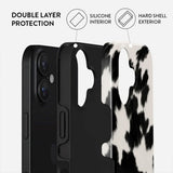 iPhone 16 Burga Tough Fashion Case - MagSafe Compatible - Achromatic