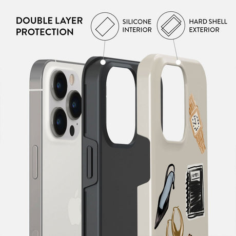 Burga iPhone 13 Pro Tough Fashion Case - Boss Babe