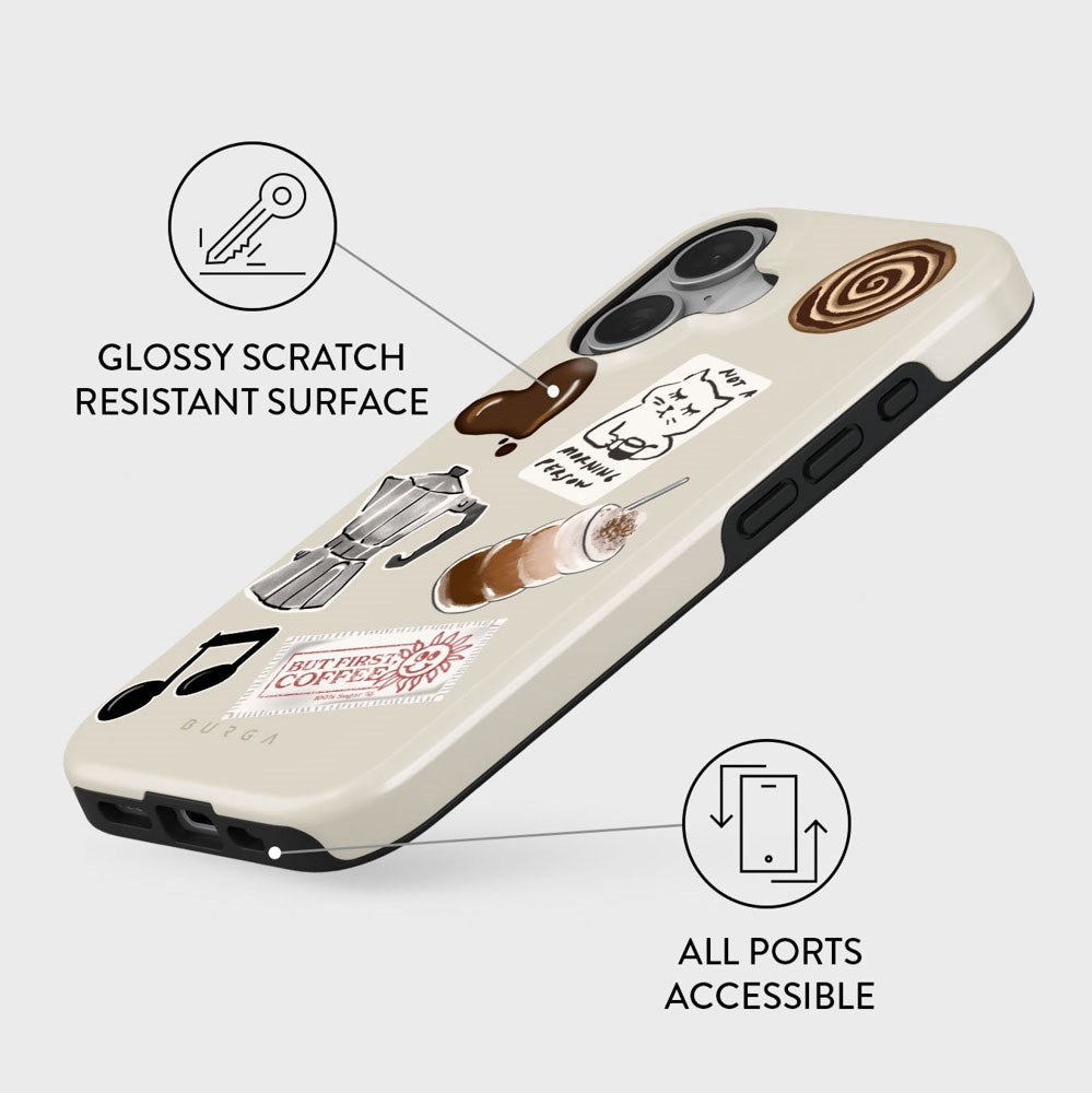 Burga iPhone 16 Tough Fashion Case - Oat Milk Please