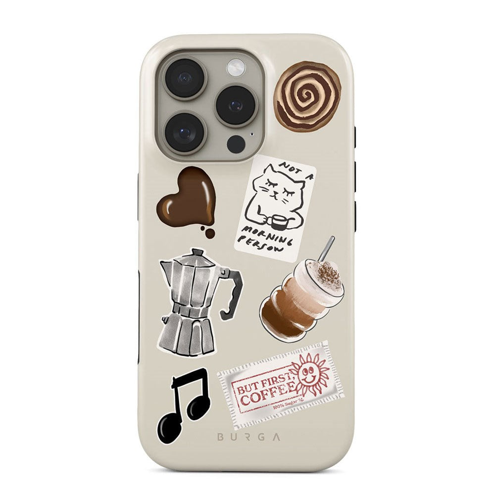 Burga iPhone 16 Pro Tough Fashion Case - Oat Milk Please