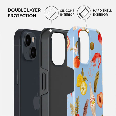 iPhone 15 Burga Tough Fashion Case - MagSafe Compatible - Al Fresco