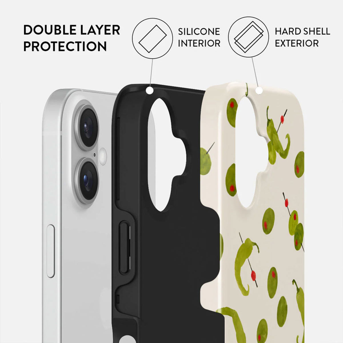 iPhone 16 Burga Tough Fashion Case - MagSafe Compatible - Aperitivo
