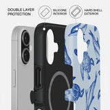 Burga iPhone 17 Tough Fashion Case - MagSafe Compatible - Aquatic Dance