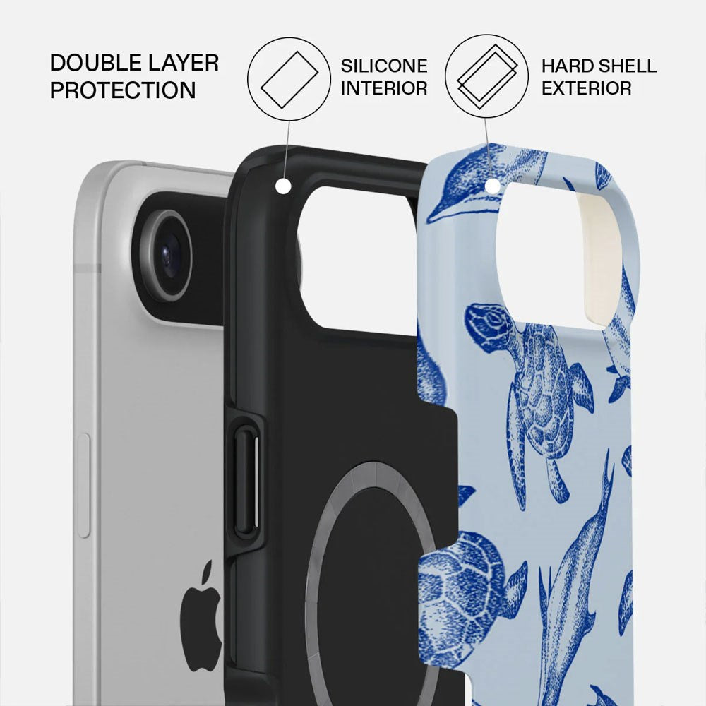 Burga iPhone Air Tough Fashion Case - MagSafe Compatible - Aquatic Dance