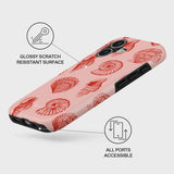 Burga iPhone 17 Tough Fashion Case - MagSafe Compatible - Coastal Treasure