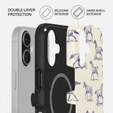 Burga iPhone 17 Tough Fashion Case - MagSafe Compatible - Derby Race