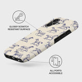 Burga iPhone 17 Tough Fashion Case - MagSafe Compatible - Derby Race