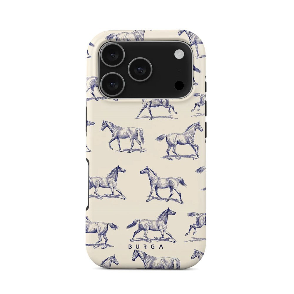 Burga iPhone 17 Pro Tough Fashion Case - MagSafe Compatible - Derby Race