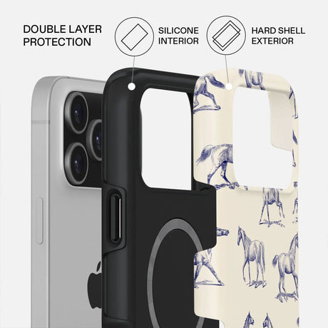 Burga iPhone 17 Pro Max Tough Fashion Case - MagSafe Compatible - Derby Race